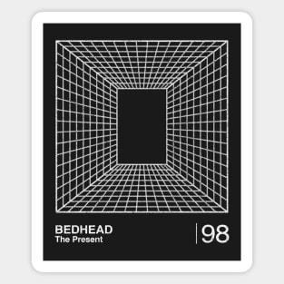 Bedhead // Minimalist Graphic Artwork Design Magnet